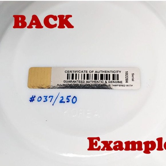 Twilight Vampire Movie Ceramic Plate Limited Edition Numbered with FREE stand - Picture 3 of 4